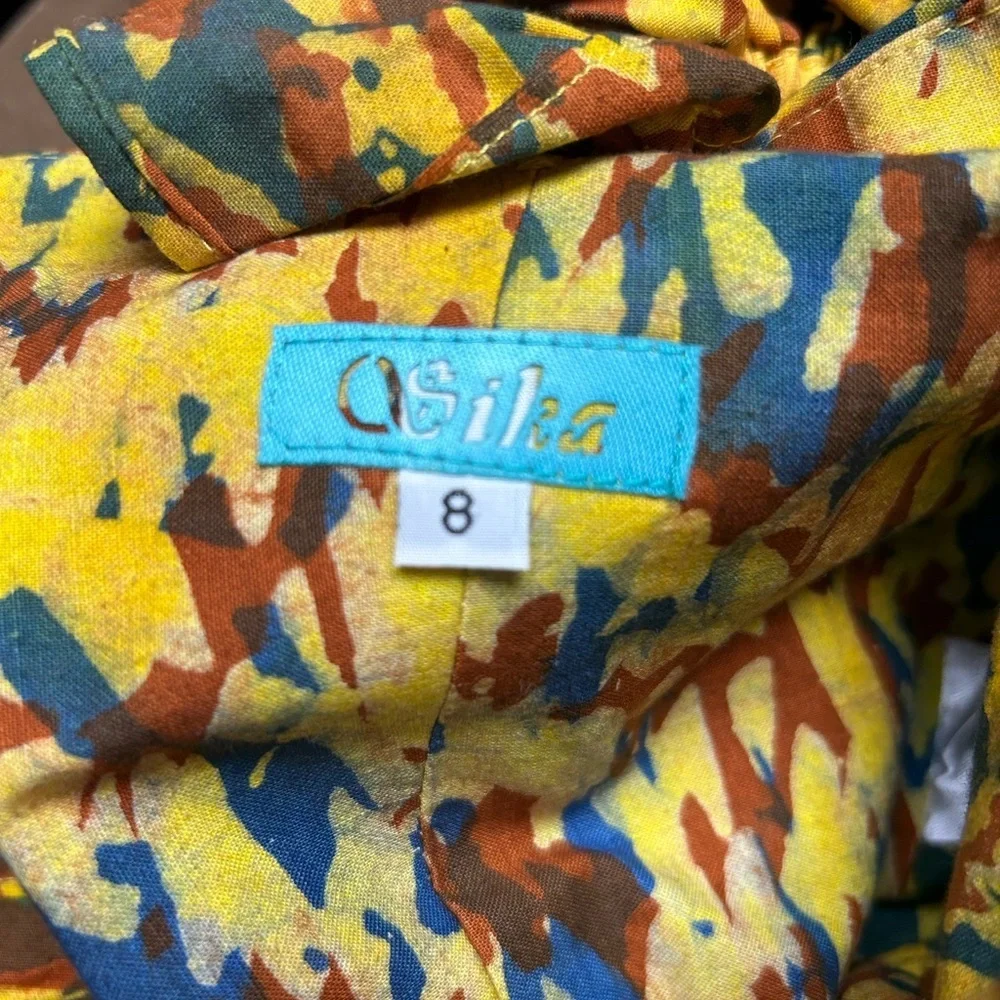 Sika Ikat Bustier Top Size 8 - Picture 3 of 9